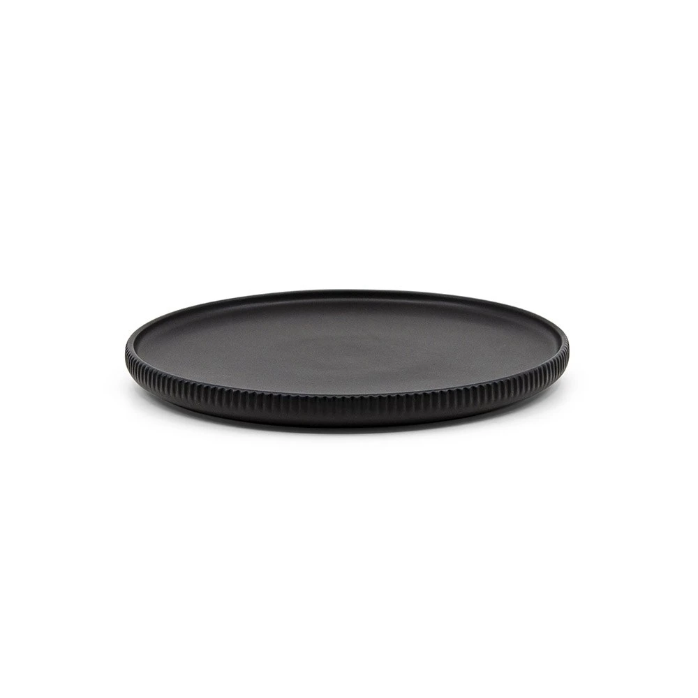 Salt & Pepper Brae Stoneware Side Plate 20cm Black 4 Salt & Pepper Brae Stoneware Side Plate 20cm Black - Image 2