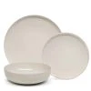 Salt & Pepper Hue 12 Piece Dinner Set Stone -Alex Liddy Store BAM 51541