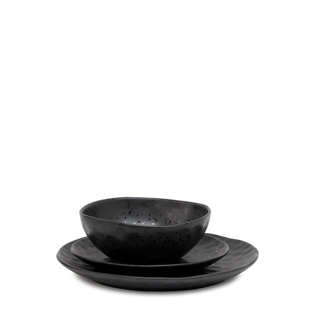 Salt & Pepper Napier 12 Piece Dinner Set Black 4 Salt & Pepper Napier 12 Piece Dinner Set Black - Image 2