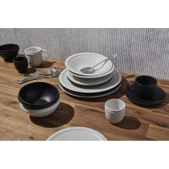 Salt & Pepper Plisset Side Plate 20cm Black -Alex Liddy Store BAM 55568 3
