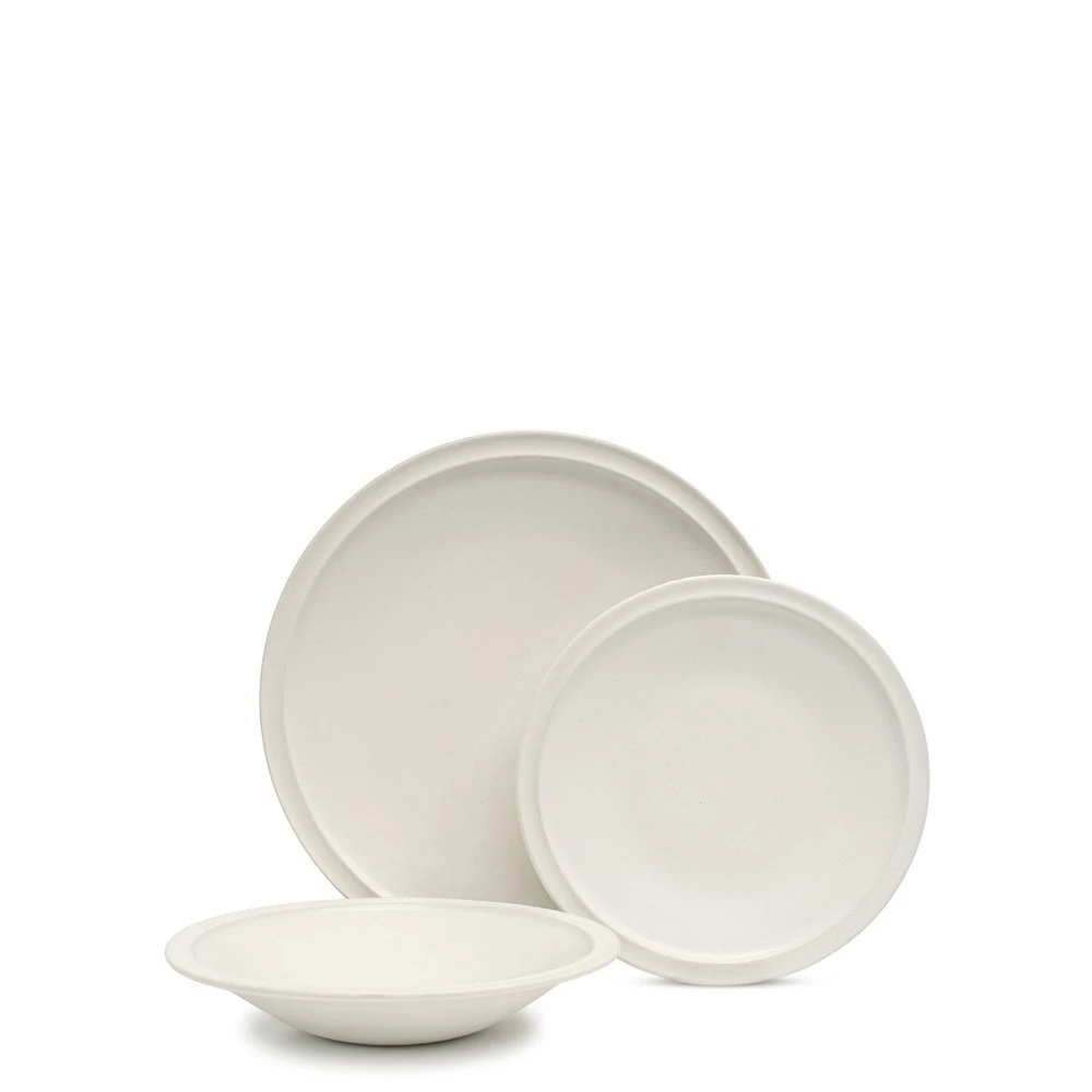 Salt & Pepper Plisset 12 Piece Dinner Set White 3 Salt & Pepper Plisset 12 Piece Dinner Set White