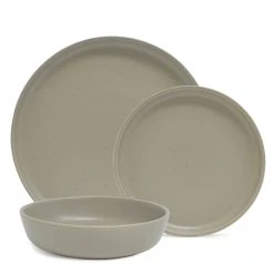 Salt & Pepper Industry 12 Piece Dinner Set Eucalyptus