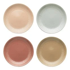 Alex Liddy Store 4 Ecology Lune Set Of 4 Side Plates 20.5cm Assorted