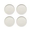 Ecology Domus Set Of 4 Side Plates Ecru