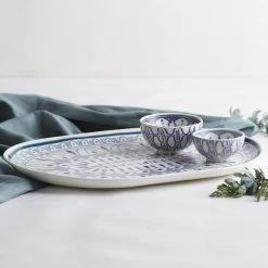 Ecology Oasis Large Oval Platter 41cm -Alex Liddy Store CWM EC62159 3