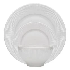Porto Parlour 12 Piece Dinner Set White