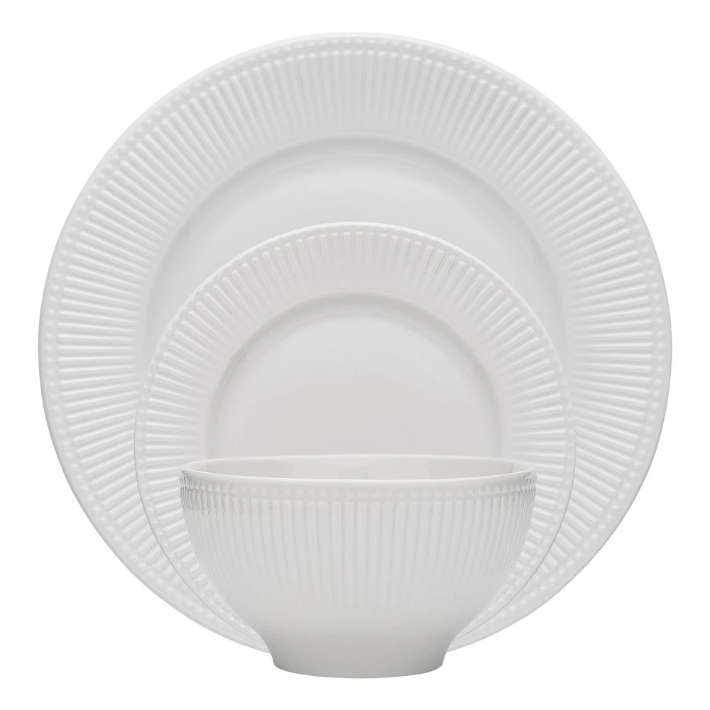 Porto Parlour 12 Piece Dinner Set White 3 Porto Parlour 12 Piece Dinner Set White