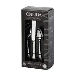 Oneida Tibet Hammered 16 Piece Cutlery Set