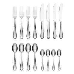 Oneida Tibet Hammered 16 Piece Cutlery Set -Alex Liddy Store DKS 78485 3