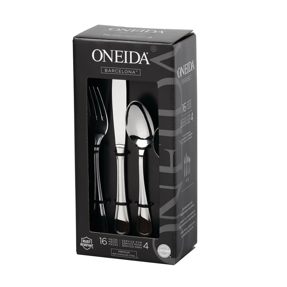 Oneida Barcelona 16 Piece Cutlery Set 3 Oneida Barcelona 16 Piece Cutlery Set