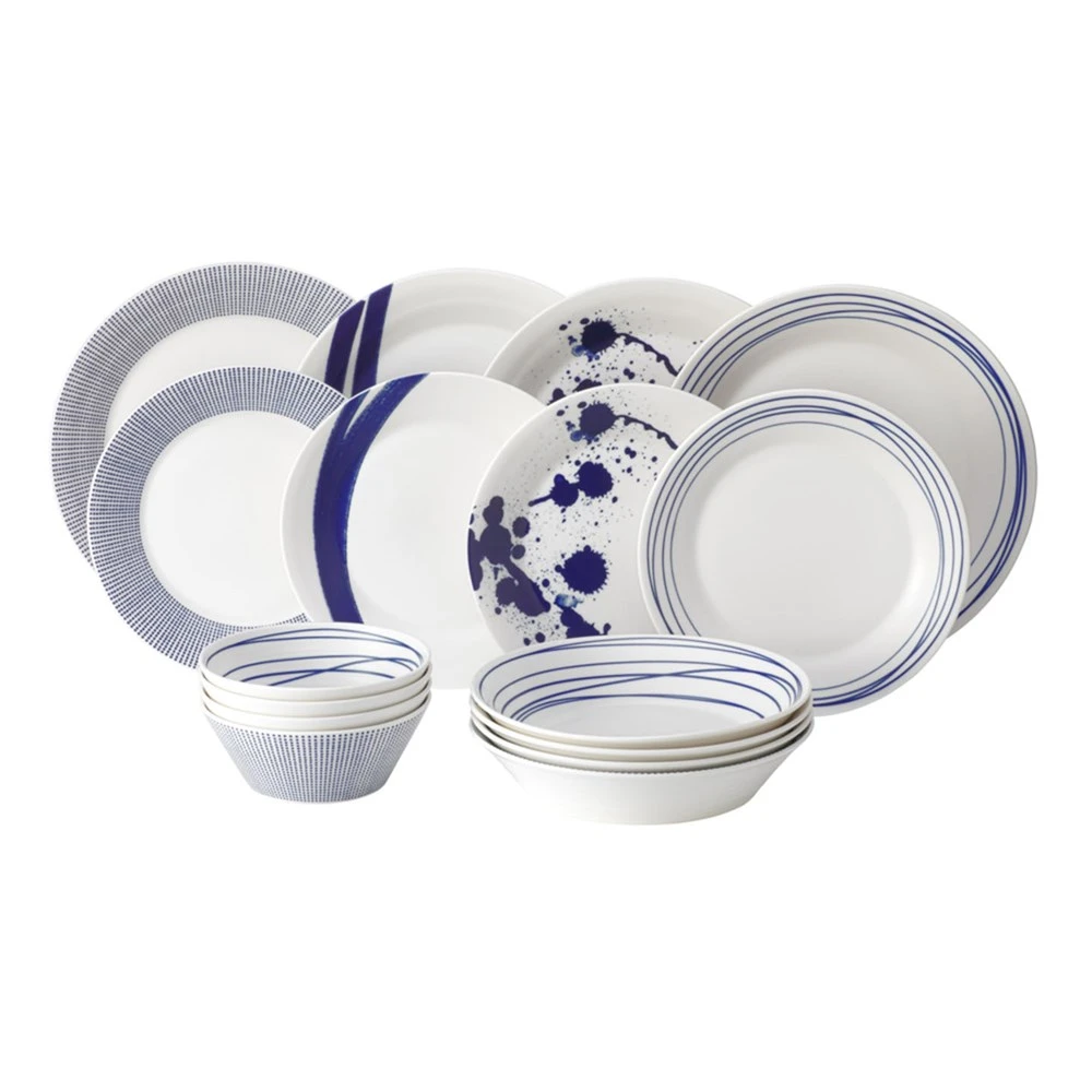 Royal Doulton Pacific 16 Piece Dinner Set Mixed 3 Royal Doulton Pacific 16 Piece Dinner Set Mixed