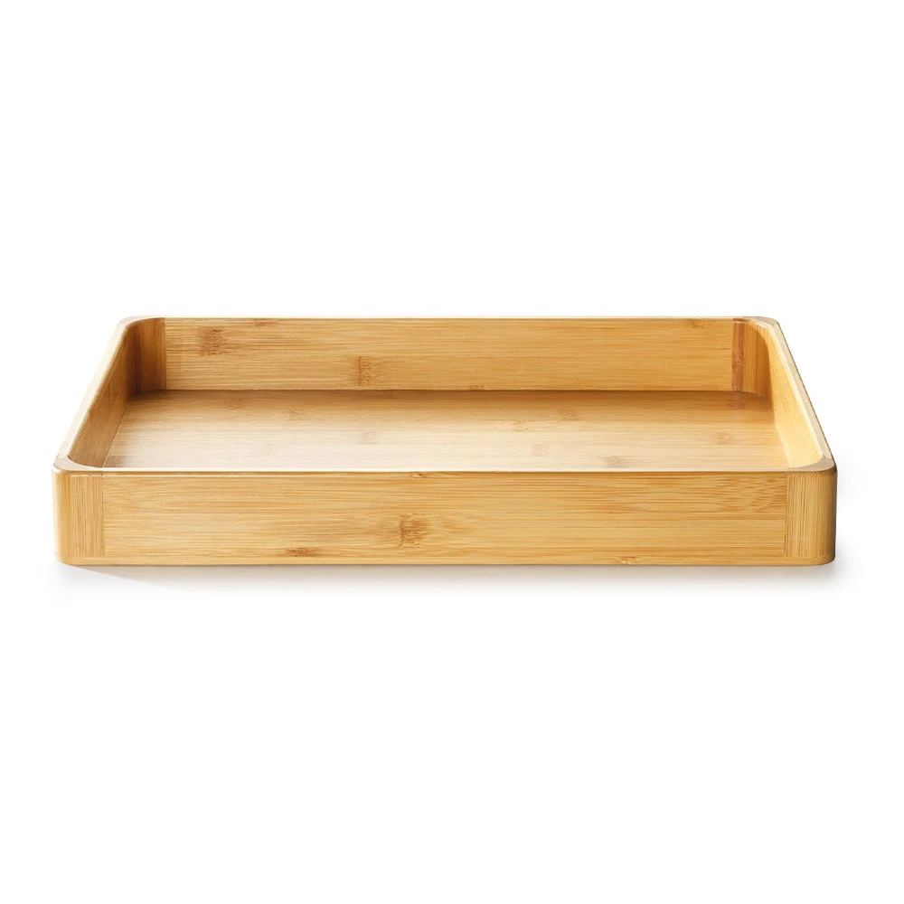 Ambrosia Karira Bamboo Rectangular Serving Tray 40cm 3 Ambrosia Karira Bamboo Rectangular Serving Tray 40cm