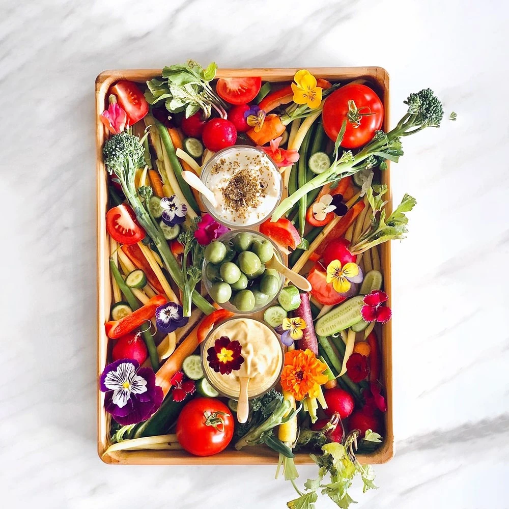 Ambrosia Karira Bamboo Rectangular Serving Tray 40cm 5 Ambrosia Karira Bamboo Rectangular Serving Tray 40cm - Image 3