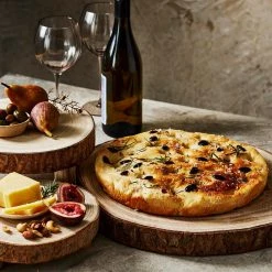 Ambrosia Rustic Paulownia Wood Serving Platter 40cm -Alex Liddy Store HIM 1039133 4