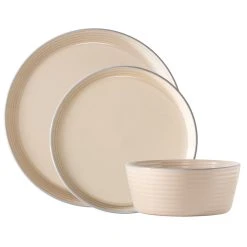 Ambrosia Rye 12 Piece Dinner Set Sand 11 Ambrosia Rye 12 Piece Dinner Set Sand -Alex Liddy Store HIM 1040532 5
