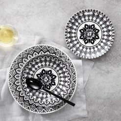 Ambrosia Lena II 12 Piece Dinner Set Black -Alex Liddy Store HIM 1040786 3