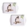 Ashdene Bush Buddies Kookaburra Set Of 2 Scatter Trays