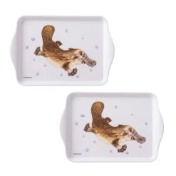 Ashdene Bush Buddies Platypus Set Of 2 Scatter Trays