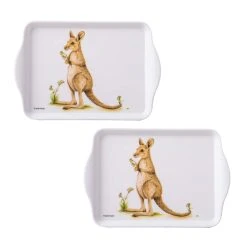 Ashdene Bush Buddies Kangaroo Set Of 2 Scatter Trays