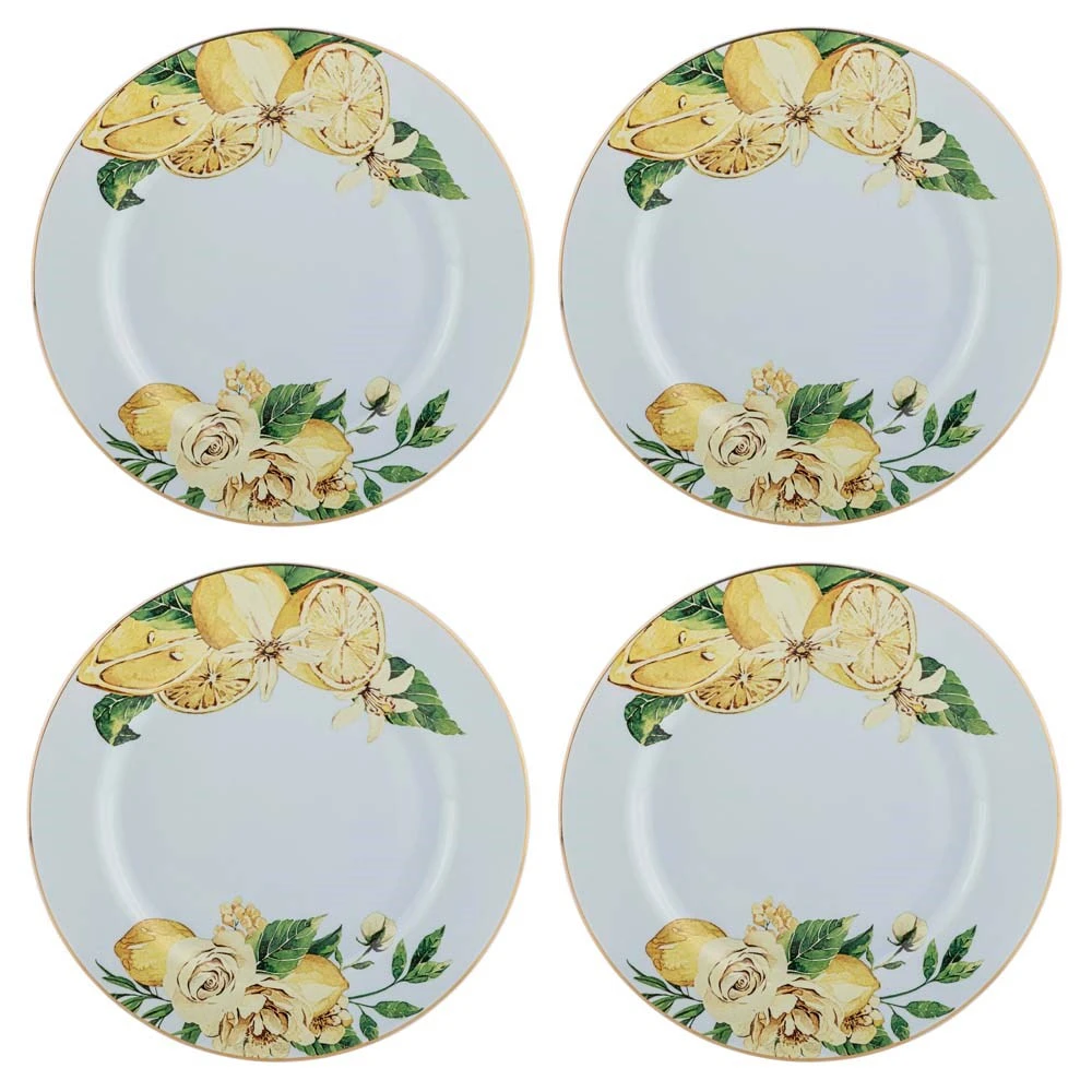 Ashdene Citrus Blooms Set Of 4 Side Plates 3 Ashdene Citrus Blooms Set Of 4 Side Plates