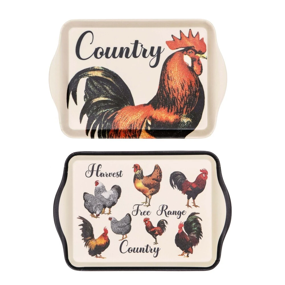 Ashdene Heartland Set Of 2 Scatter Trays 3 Ashdene Heartland Set Of 2 Scatter Trays