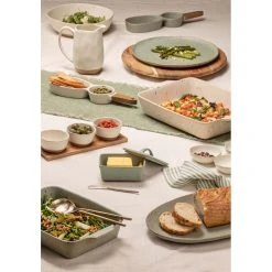 Ladelle Terra 4 Piece Bowl & Tray Set Ecru -Alex Liddy Store LAD 60554 3