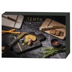 Tempa Emerson 2 Piece Cheese For One Set Black -Alex Liddy Store LAD 897262 4