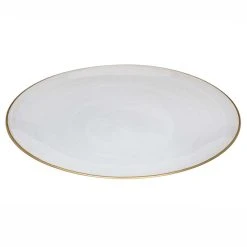 Tempa Ismay Large Round Platter White