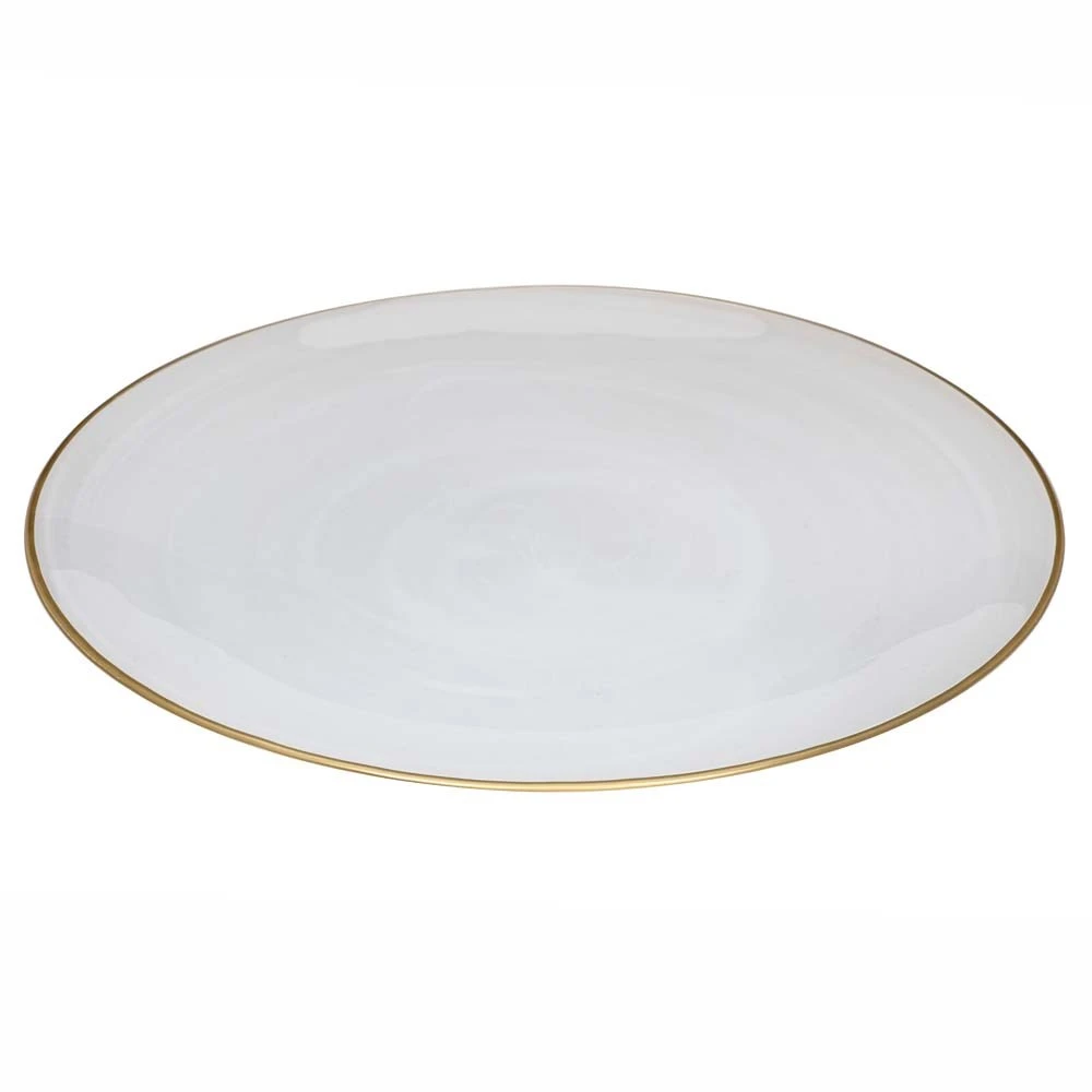 Tempa Ismay Large Round Platter White 3 Tempa Ismay Large Round Platter White