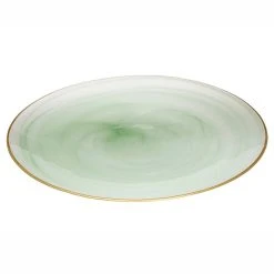 Tempa Ismay Large Round Platter Green