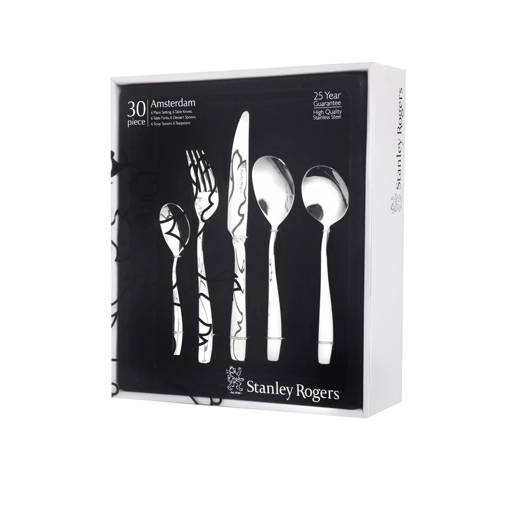 Stanley Rogers Amsterdam 30 Piece Cutlery Set 3 Stanley Rogers Amsterdam 30 Piece Cutlery Set