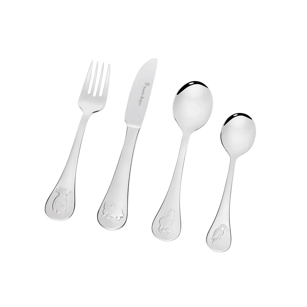 Stanley Rogers Stainless Steel 4 Piece Children's Cutlery Set Australian Animals 4 Stanley Rogers Stainless Steel 4 Piece Children's Cutlery Set Australian Animals - Image 2