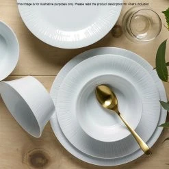 Noritake Conifere Fine White Porcelain Entrée Plate 21cm -Alex Liddy Store NOR 1708405 4