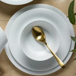 Noritake Conifere Fine White Porcelain Entrée Plate 21cm -Alex Liddy Store NOR 1708405 5