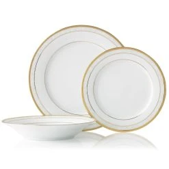 Noritake Hampshire 12 Piece Dinner Set Gold 11 Noritake Hampshire 12 Piece Dinner Set Gold -Alex Liddy Store NOR 4335 D12 5