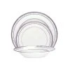 Noritake Hampshire 12 Piece Dinner Set Platinum -Alex Liddy Store NOR 4336 D12