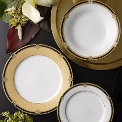 Noritake Braidwood 12 Piece Dinner Set -Alex Liddy Store NOR 4341 D12 4