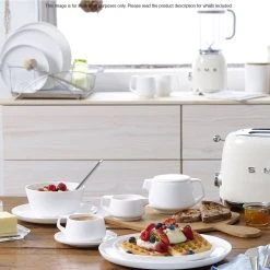 Noritake Marc Newson Fine Bone China 4 Piece Coupe Entrée Plate Set 21cm White -Alex Liddy Store NOR M412 EN04 5