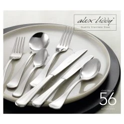 Alex Liddy Castella Stainless Steel 56 Piece Cutlery Set -Alex Liddy Store PCP 1012635 4