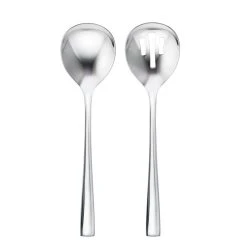 Alex Liddy Arlo Stainless Steel 2 Piece Serving Spoon Set Silver