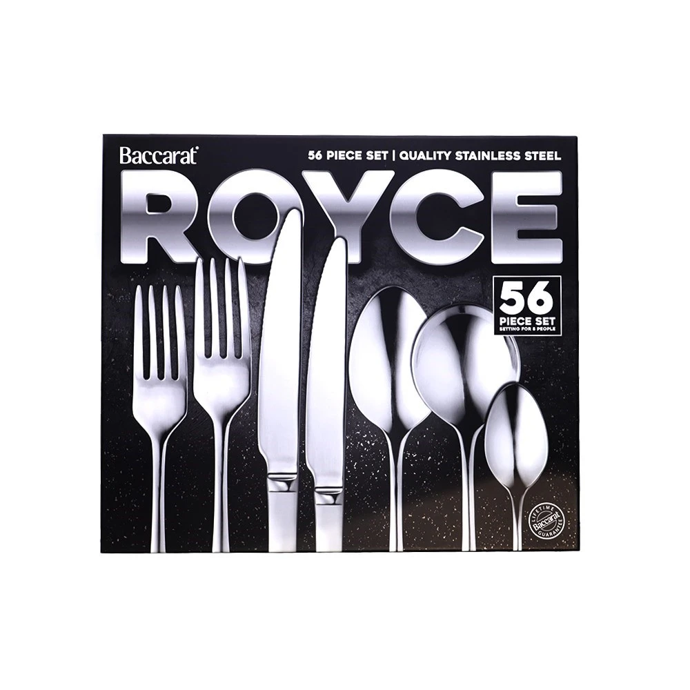 Baccarat Royce 56 Piece Stainless Steel Cutlery Set 5 Baccarat Royce 56 Piece Stainless Steel Cutlery Set - Image 3