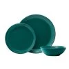 Baccarat Le Connoisseur 12 Piece Stoneware Dinner Set Teal -Alex Liddy Store PCP 1036359