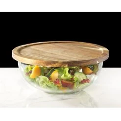 Alex Liddy Slate & Co Salad Bowl With Acacia Lid
