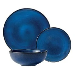 Alex Liddy Marin 12 Piece Dinner Set Blue
