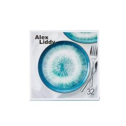 Alex Liddy Jade Round Platter 32cm Teal -Alex Liddy Store PCP 1039254 4