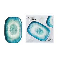 Alex Liddy Jade Rectangle Platter 33cm Teal -Alex Liddy Store PCP 1039256 4