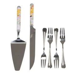 Alex Liddy Harley Cake Server And Fork Set Of 6 -Alex Liddy Store PCP 1039270 4