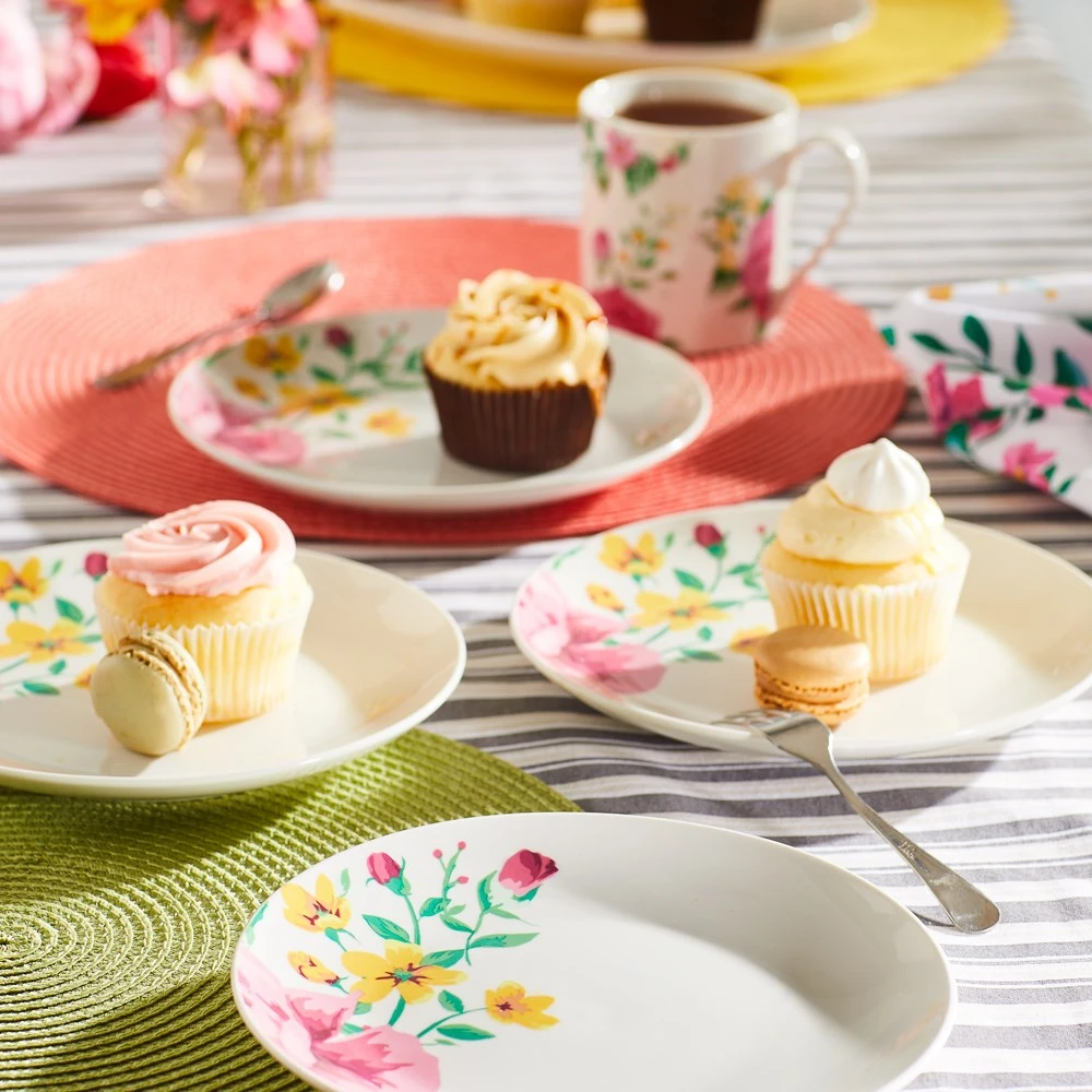 Alex Liddy Fiore Set Of 4 Side Plate Spring 5 Alex Liddy Fiore Set Of 4 Side Plate Spring - Image 3