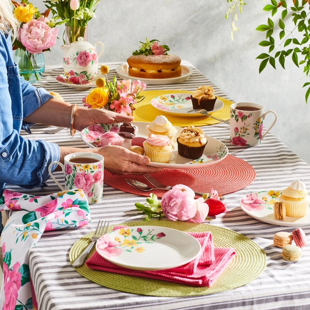 Alex Liddy Fiore Set Of 4 Side Plate Spring 6 Alex Liddy Fiore Set Of 4 Side Plate Spring - Image 4