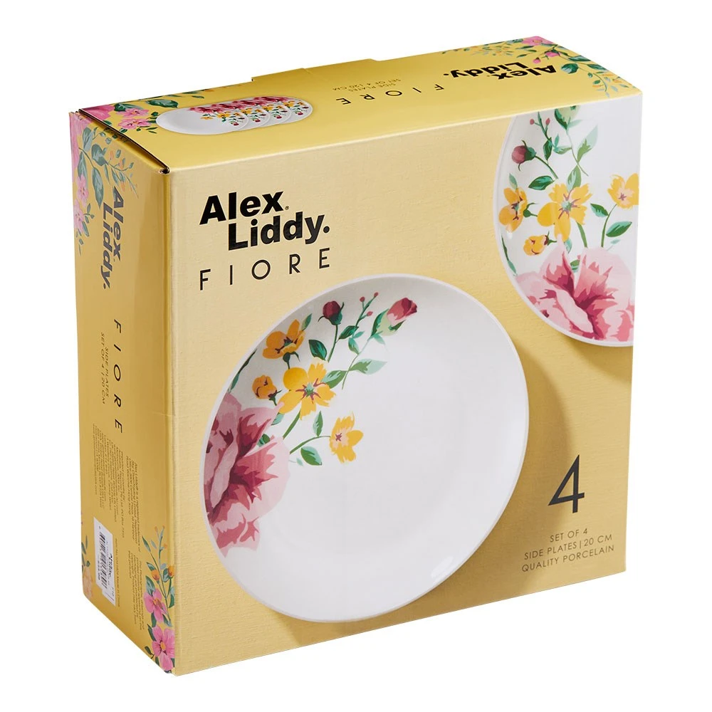 Alex Liddy Fiore Set Of 4 Side Plate Spring 7 Alex Liddy Fiore Set Of 4 Side Plate Spring - Image 5